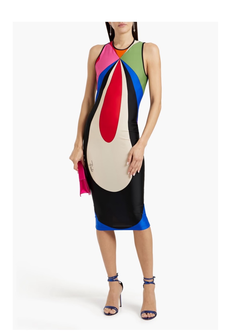 Pucci Multicolor Graphic stretch Dress - Picture 2 of 6